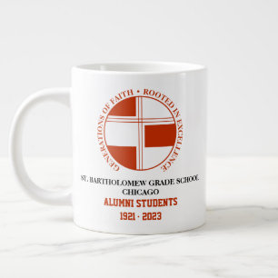 Grande Tasse Mug géant des anciens de l'école primaire St. Bart