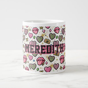 Grande Tasse Mug géant personnalisé à l'esthétique Y2K féminine