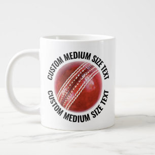 Grande Tasse Mug géant personnalisé avec texte de taille moyenn