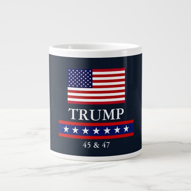 GRANDE TASSE MUG GÉANT PRÉSIDENT DONALD TRUMP (Devant)
