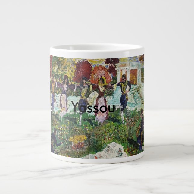 Grande Tasse Mug Grecian Festival Yassou /Sarr (Devant)