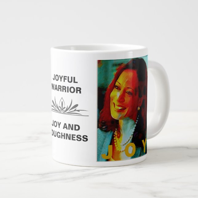 Grande Tasse Mug guerrier joyeux (Devant droit)