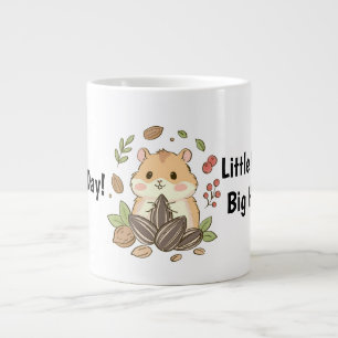 Grande Tasse Mug Hamster Mignon – Petits Moments, Grand Bonheur