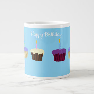 Grande Tasse Mug Jumbo Cupcakes d'anniversaire