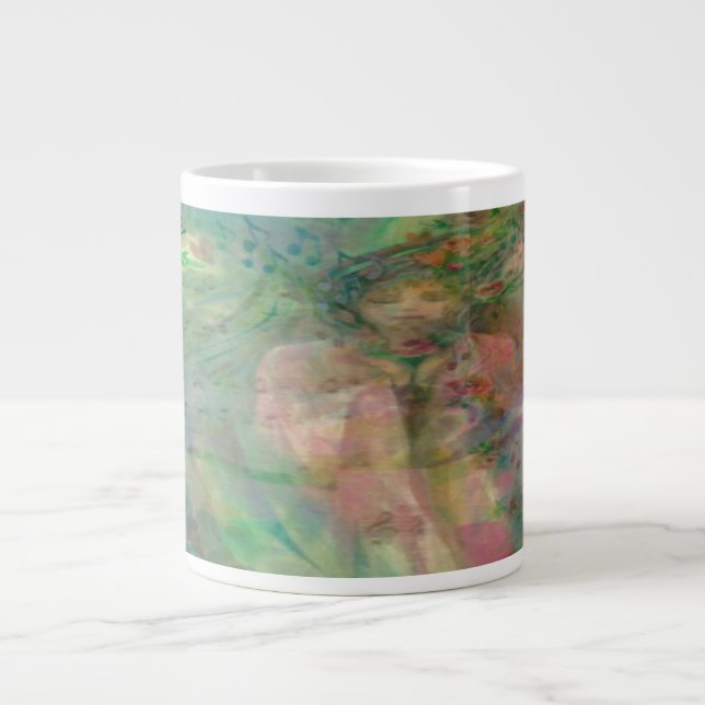 Grande Tasse Mug jumbo de 20 oz "La Radio Fréquence", vue cosmi (Devant)