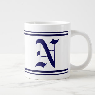 Grande Tasse Mug Jumbo initial Customisé