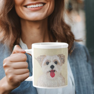Grande Tasse Mug Jumbo Morkie Love