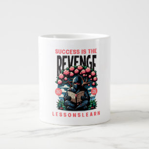 GRANDE TASSE MUG LEÇONS APPRISES DE VENGEANCE RÉUSSITE MAISON