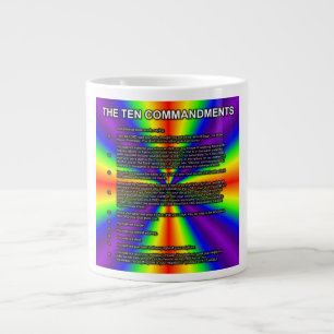 Grande Tasse Mug Les Dix Commandements