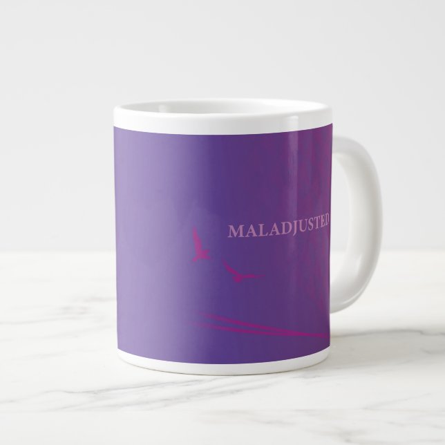 Grande Tasse Mug Malajusté Dance Music Citation (Devant droit)