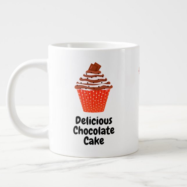 Grande Tasse Mug micro-ondes à service unique (Mug de gâteau au (Gauche)