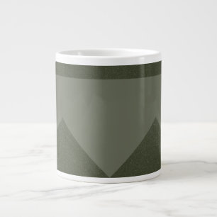 Grande Tasse Mug Motif Moss Green Arrow