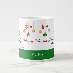 Grande Tasse Mug personnalisé Joyeux Noël