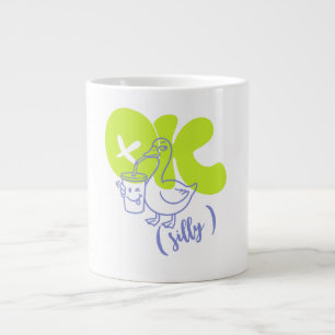 Grande Tasse Mug personnalisé OK Silly Goose, Café sarcastique