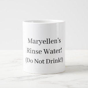 Grande Tasse Mug personnalisé "Rinse Water" pour artistes