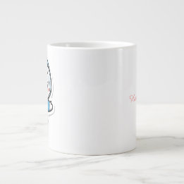 Grande Tasse Mug Photo Personnalisé Chat Astronaute Mignon