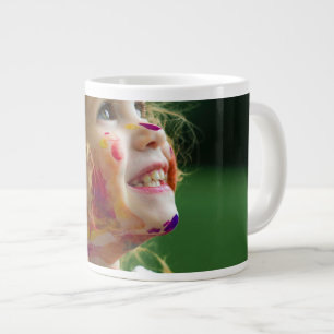 Grande Tasse Mug Portrait Avant-gardiste Surréaliste - Abstract