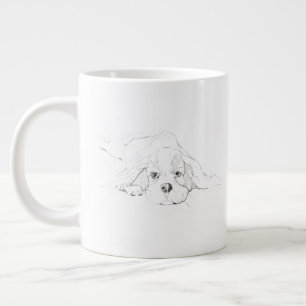 Grande Tasse Mug pour animal de compagnie Cavalier King Charles