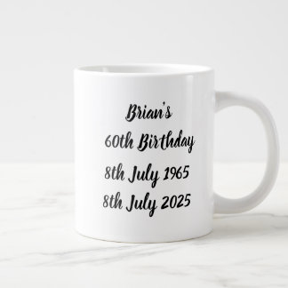Grande Tasse Mug pour les 60 ans de Brian