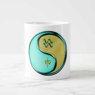 Grande Tasse Mug spécial Aquarius & Singe Métal