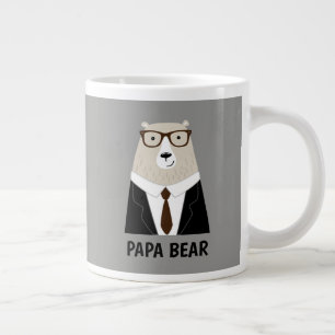 Grande Tasse Mug spécial cadeau de la fête des pères Ourson Pap