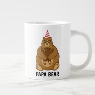 Grande Tasse Mug spécial cadeau de la fête des pères Ourson Pap