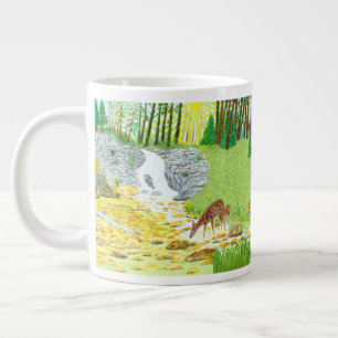 Grande Tasse Mug Spécialité Biche et Faon