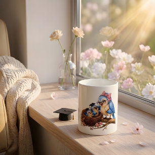 Grande Tasse Mug Spécialité Oiseau de Remise des Diplômes Migno