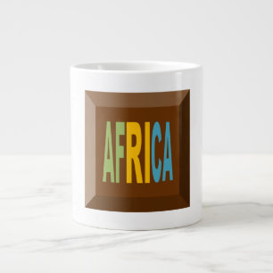 Grande Tasse Mug Specialty  Jumbo blanche CHOCOLAT  AFRICA