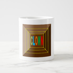 Grande Tasse Mug Specialty Jumbo blanche CLOWN CHOCOLAT