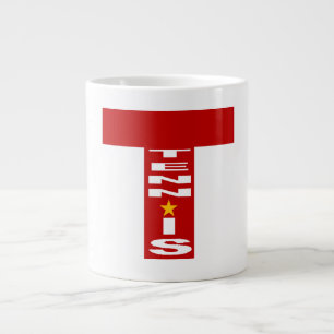 Grande Tasse Mug Specialty Jumbo blanche TENNIS