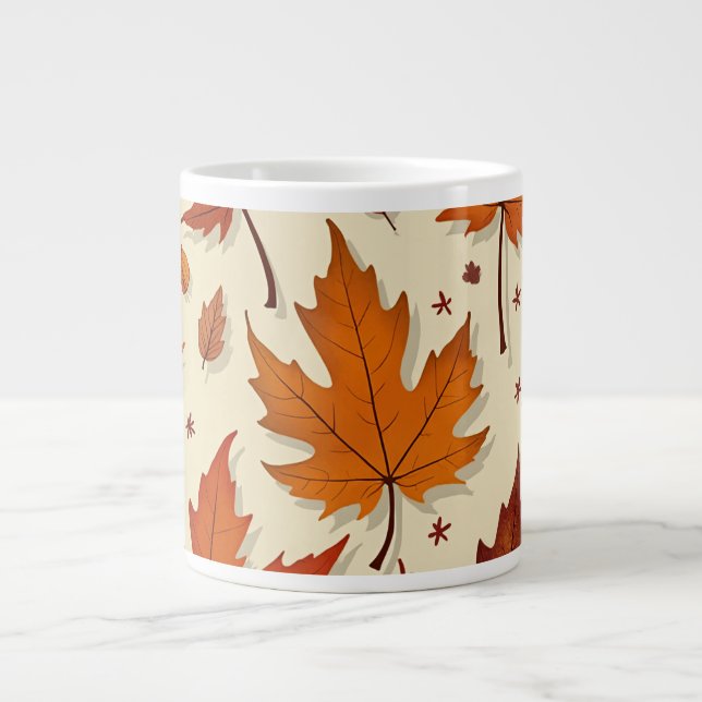 Grande Tasse muqueuse d'érable d'automne (Devant)