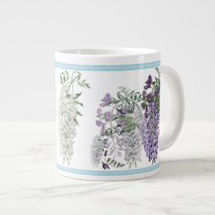 Grande Tasse Musique botanique à profusion de Wisteria