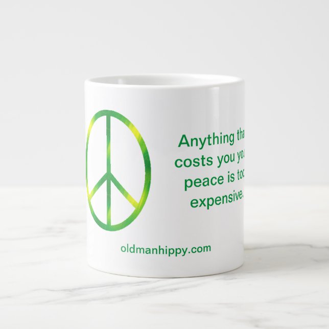 Grande Tasse Musique de la paix (Devant)