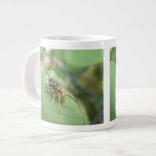 Grande Tasse Musique de macro à mouches vertes