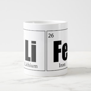 Grande Tasse Musique de table périodique à vie