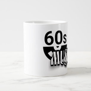 Grande Tasse Musique des années 60 - Mug Jumbo