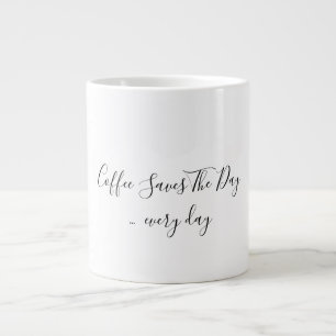 Grande Tasse Musique Jumbo blanche
