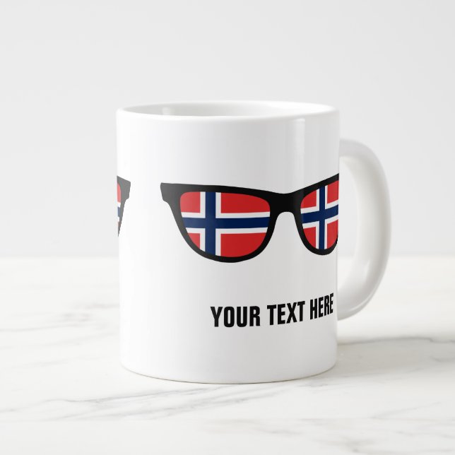 Grande Tasse Musique traditionnelle norvégienne Shades (Devant droit)