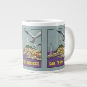 Grande Tasse Musiques de l'affiche du Vintage voyage de San Fra