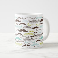 Mustache motif, style rétro 2