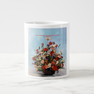 Grande Tasse Nature morte de fleurs/Still life of flowers