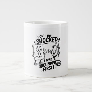Grande Tasse Ne soyez pas choqué – J'ai été puni avant ! Drôle
