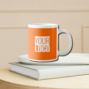 Grande Tasse Neon orange - ajouter logo -promo