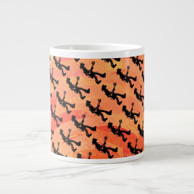 Grande Tasse New York Boogie Nights Guitare Orange (Devant)