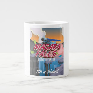 Grande Tasse Niagara Falls Ontario Affiche de voyage du Canada