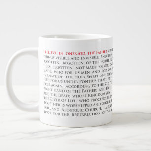 Grande Tasse Nicene Creed Jumbo Mug 20oz