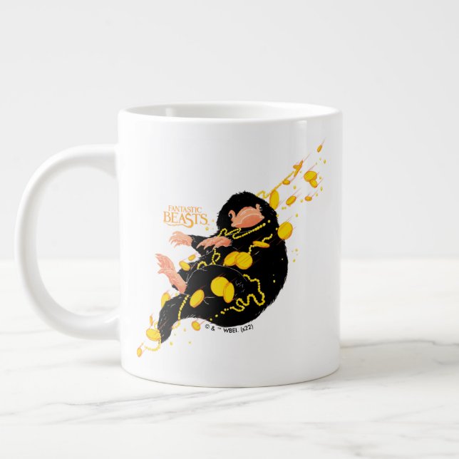 Grande Tasse Niffler Flottant Avec Or (Gauche)