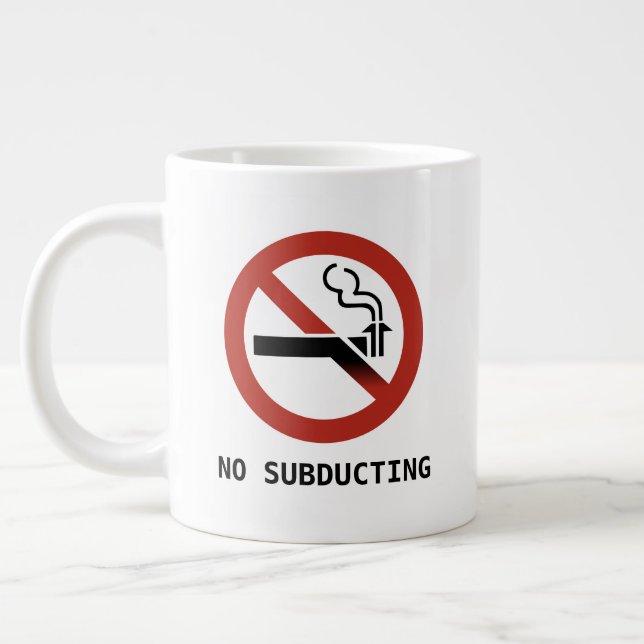 Grande Tasse No Subducting Logo Jumbo Mug (Gauche)