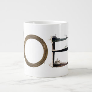Grande Tasse Noel Ships Jumbo mug